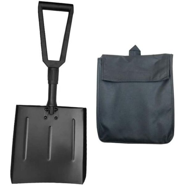 Snow Shovel with Aluminum Handle,Folding Camping Shovel, Folding Snow Shovel,Ice Scraper Lightweight Sports Shovel, Garden Snow Removal Snow Disposal