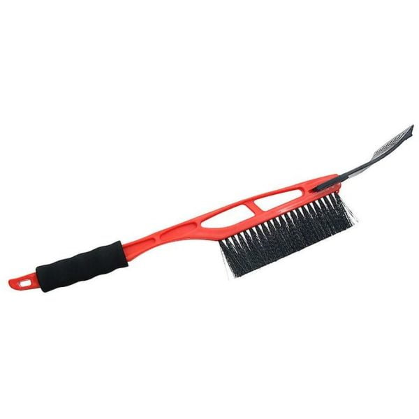 Snow Shovels Removable Deluxe Snow Brush and Scraper Car Snow Shovel Brush Winter Window Windshield Snow Removal Auto Care (Color : Red)