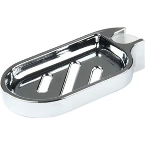 Soap Holder for Shower, Plastic Bathroom Clip abs Soap Dish Fit Shower Rail Diameter 22mm