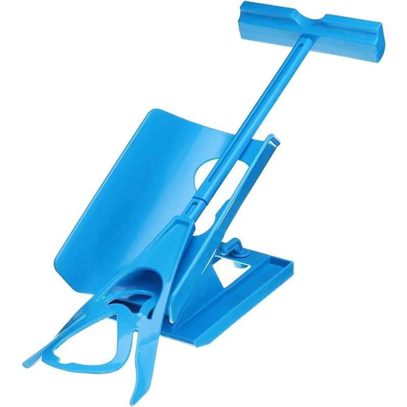 Sock Aid Kit, Flexible Sock Aid Kit Slider Easy On Off for Putting On Socks Stockings Sock Aide Device Blue Helper Kit Helps Put Socks On Off