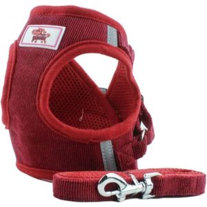 Soft Training Harness Vest Mesh Fabric Dog Vest Harnesses for Puppy, Cats, Small Animals PS042 (XS, Red) SOEKAVIA