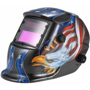 Solar Auto Darkening Welding Helmet Welders Mask Arc Tig Mig Grinding Eagle Black