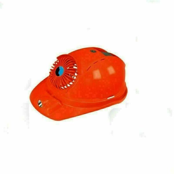 Solar fan helmet and LED light, safety helmet, solar charger, USB output, engineering cap, construction site protection, pressure-resistant,