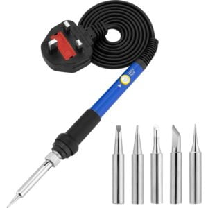 Soldering and Desoldering Kits Soldering Iron Kit, Electric Soldering Iron Pen 200450�C Adjustable Temperature Soldering Iron Set Electronic Iron Gun
