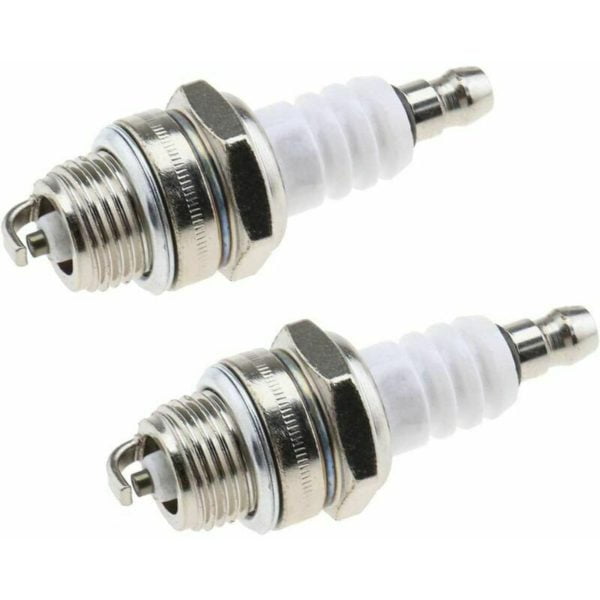 Spark Plug 2 Stroke Replacement Spark Plugs For Chainsaw Lawn Mower Trimmer Hedge Trimmer Replacement Accessories 5.4cm 2pcs