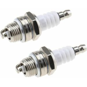 Spark Plug 2 Stroke Replacement Spark Plugs for Chainsaw Mower Lawn Mower Hedge Trimmer Cutter Replacement Accessories 5.4cm 2Pcs