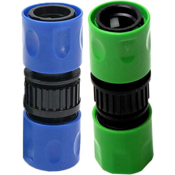 Spray Hose Adapters, Male and Female Garden Hose Adapters Connector, Male Female Expandable Hose Adapters (Green)