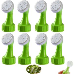 Sprinkler Bottle Cap 8PCS Watering Can Bottle Watering Can Apple Plastic Watering Sprinkler for Plants Seedlings Breeding Bonsai Seeds 7 3 2.2cm