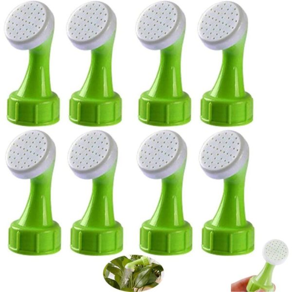 Sprinkler Bottle Cap 8PCS Watering Can Bottle Watering Can Apple Plastic Watering Sprinkler for Plants Seedlings Breeding Bonsai Seeds 7 3 2.2cm