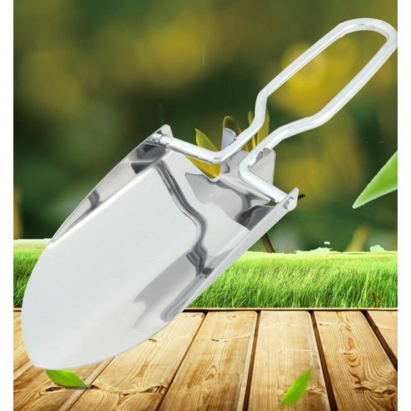 Stainless Steel Garden Shovel Outdoor Planting Potted Soil Shovel