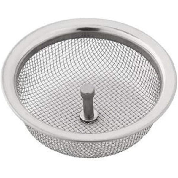 Stainless Steel Kitchen Sink Strainer Rust-Proof Anti-Clog Kitchen Sink Strainer Fits Most Standard Sized Sinks