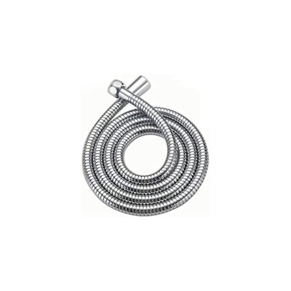 Stainless Steel Shower Hose, Anti Kink Chrome Shower Accessories Flexible and Hygienic Universal Bathroom Tool, Telescopic Hose Expandable from 1.5m