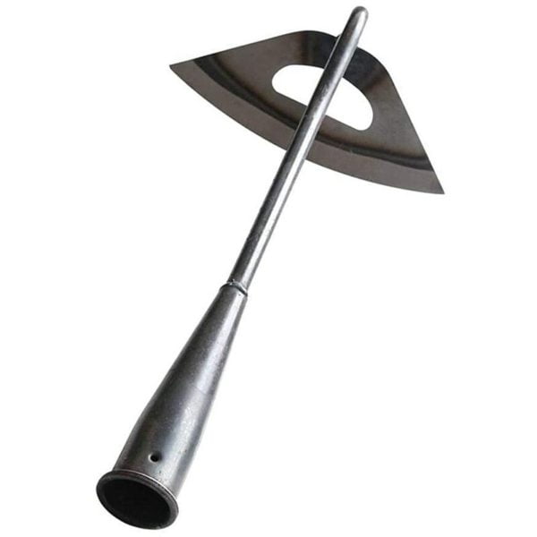 Stainless Steel Weed Rake - Weed Extractor Tool for Vegetable Planting, Agriculture, Fishing, Farming, Hollow Weeding