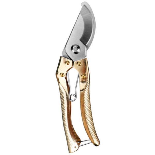 Steel Blade Pruning Shears Gardening Pruning Scissors Bonsai Cutters Professional Gardening Hand Tool Scissors Kit - Gold