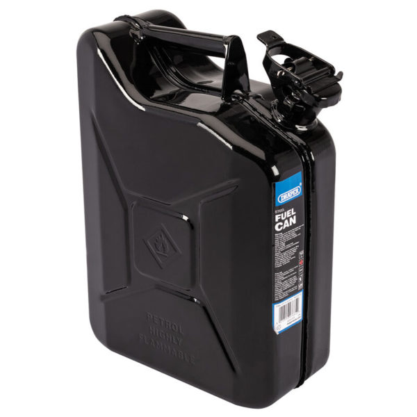 Steel Fuel Can, 10L, Black 07664 - Draper