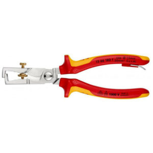 StriX Insulation Strippers with Cable Shears & Tether Point - n/a - Knipex