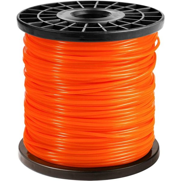 Strimmer Line Wire Cord 2.4mm x 100m Round Nylon Trimmer Line Wire Heavy Duty Brush Cutter Line