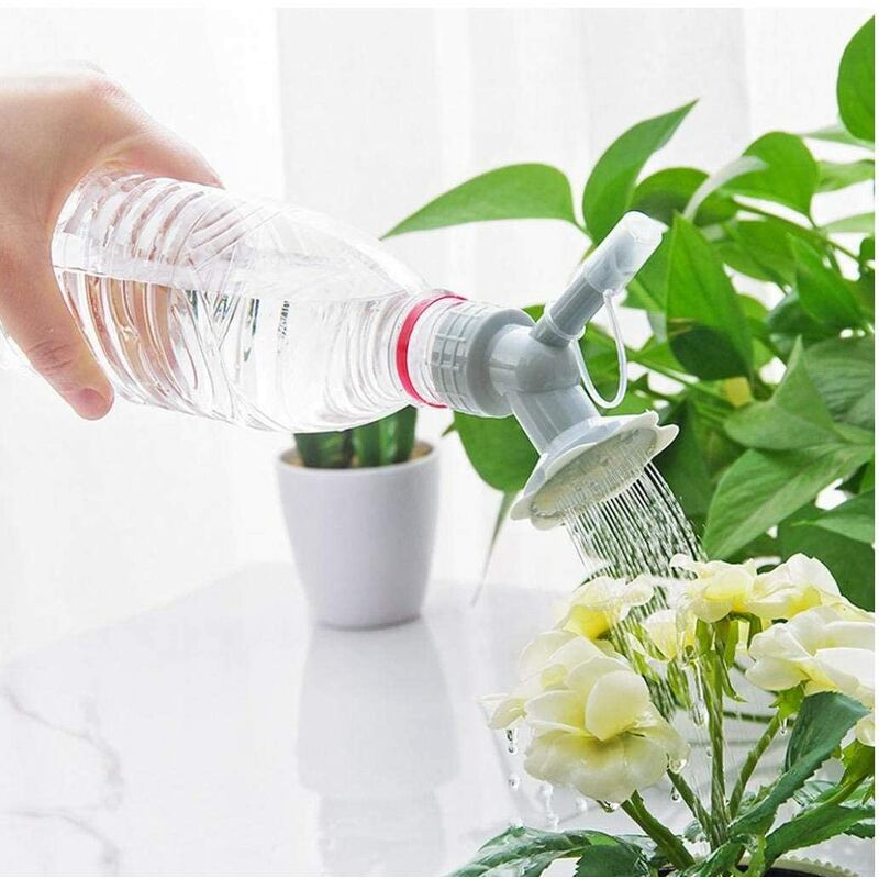 Sun Flowergb - Bottle Cap Sprinkler 2 in 1 Plastic Flower Watering Nozzle Bottle Watering Cans Shower Head Garden Tool