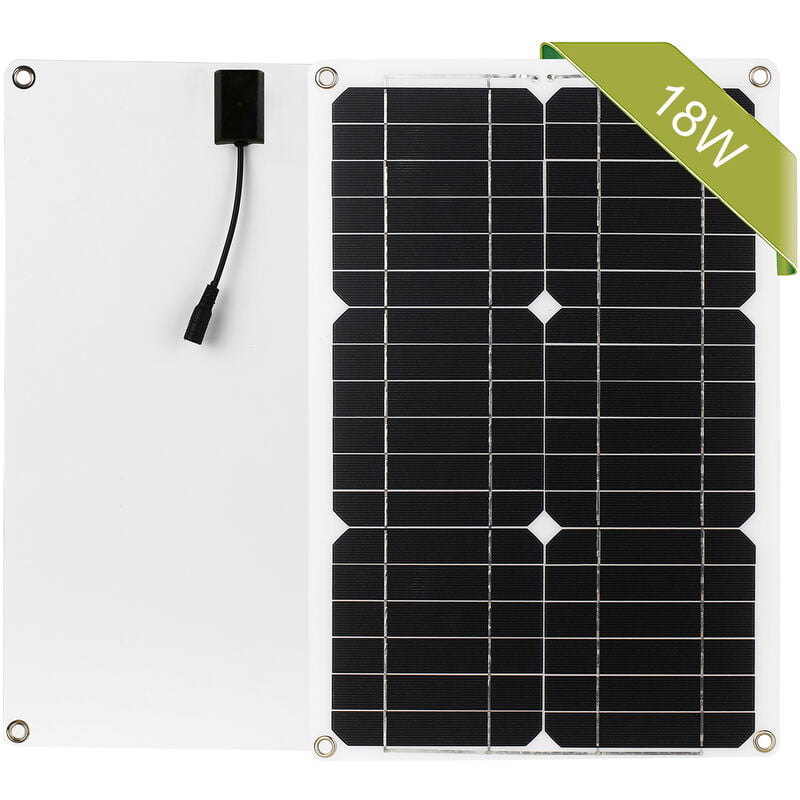 Superseller - 18W 12V Solar Panel Kit Off Grid Monocrystalline Module with sae Connection Cable Kits
