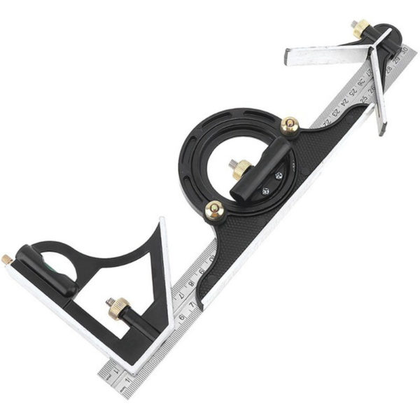 Superseller - 300MM Combination Square Angle Ruler Stainless Steel Multi-function Measuring Tool