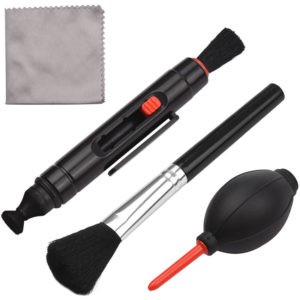 Superseller - Andoer Multifunctional Cleaning Kit Lens Dust Blower + Cleaning Pen + Brush + Microfiber Lens Cleaning Cloth for Camera Telescope