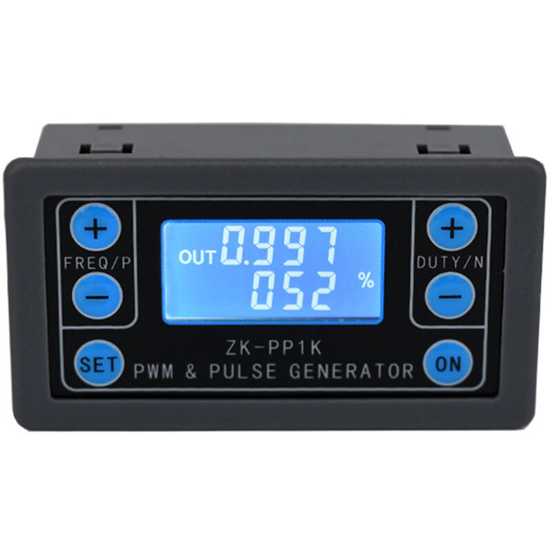 Superseller - Dual Mode lcd pwm Signal Generator pwm Pulse Frequency Duty Cycle Adjustable Square Wave Generator 0Hz- 150KHz