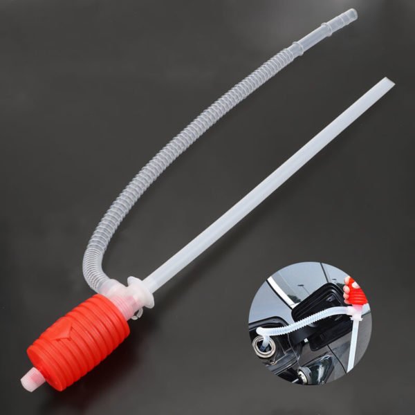 Superseller - Manual Liquid/Fuel Transfer Siphon Pump Large Squeezing Syphon 10 Litres Per Minute Mouth-free Siphoning