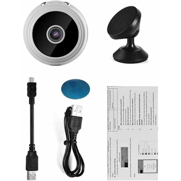 Surveillance Device, Magnetic Wireless Trailer Hitch Backup Camera, Wireless Trailer Hitch Monitoring Device, hd 1080P Mini Wireless WiFi ip Camera,