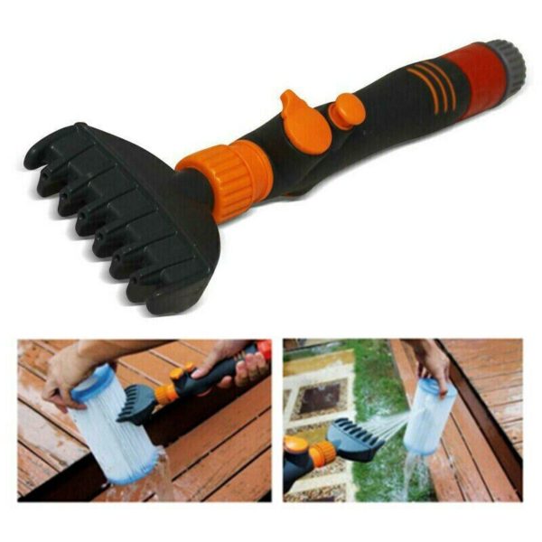 Swimming Pool Filter Cleaner PVC Handheld Cleaning Brush Filter Jet Cleaner Cleaning Tools Swimming Pool Clean Accessories Tools