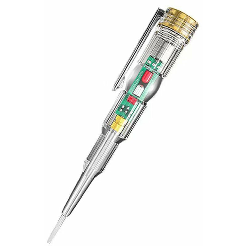 Swyeoot - Smart Waterproof Voltage Tester Pen Power Supply Voltage Detector Electricity Detector Test Pencil with High Brightness led Light