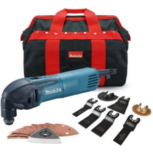 TM3000C 240v Oscillating Multi Tool + 7pc Blade Set, Sanding Pad, Sheets - Makita