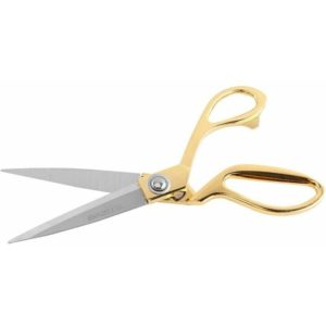 Tailor's Shears Sewing Scissors Craft Stainless Steel Professional Scissors Tailor in Gold Colour 9.5 Inch