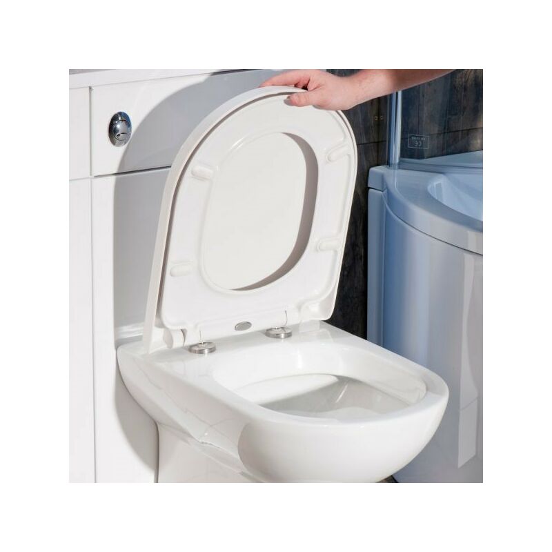 Tavistock Compact d Shaped Soft Close Toilet Seat rak Vitra Laufen v