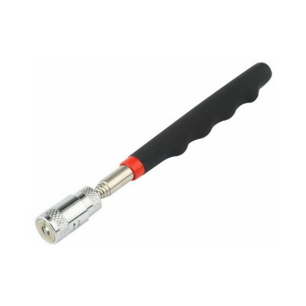 Telescopable Magnetic Pickup Tool Magnetic Pickup Tool with Foam Grip and LCD Pickup Extendable 19-69cm Ideal for Corners and Dark Places(Battery