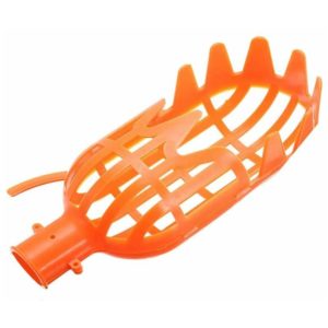 Telescopic Fruit Picker, Fruit Picker with Handle, Plastic Basket Head for Harvesting Fruit, Apple, Mango, Pear, Peach, Mango, Kiwi, Lemon, Cherry
