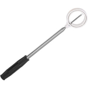 Telescopic Golf Ball Retriever Grabber Tool with Spring Release-Ready Head for Water Pond Lake, White - White