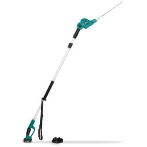 Telescopic Hedge trimmer 20V (Incl. 2.0Ah battery and quick charger) - Tiltable blade - Extendable pole (200-260 cm) - Vonroc