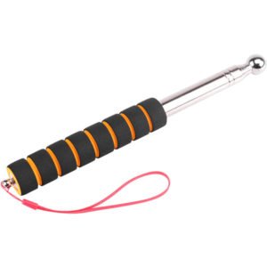 Telescopic Hollowing Drum Detection Hammer Tile Hollow Checker Thickened Adjustable Rod for House Decoration Inspection,Orange - Orange