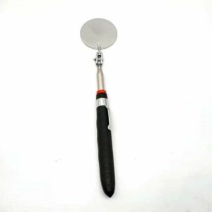 Telescopic Tool Kit Inspection Mirror, Engine Chassis Inspection Car Repair Detection Mirror, Round Mirror