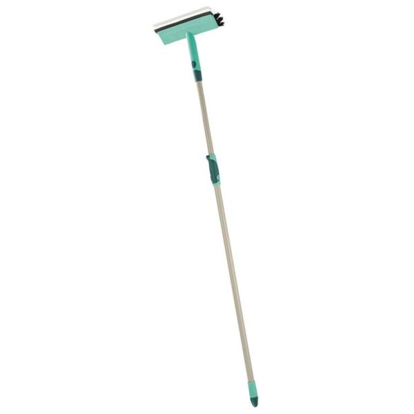 Telescopic Window Cleaner With Brush And Squeegee - Leifheit