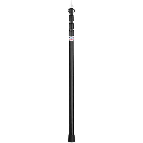 Telescoping Tarp Poles Adjustable Camping Tent Poles Portable Lightweight Aluminum Tent Poles, Black&1 pole - Black&1 pole