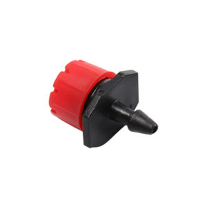 Thsinde - 100pcs Adjustable Irrigation Dripper, 1/4 '' Drip Irrigation System Micro Flow Drip Head Fog Nozzles Irrigation for Vegetable Gardens or