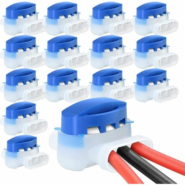 Thsinde - 15 Pieces Cable Connectors Filled with Resins, Original Connectors 314 for Robot Lawn Mower Automower