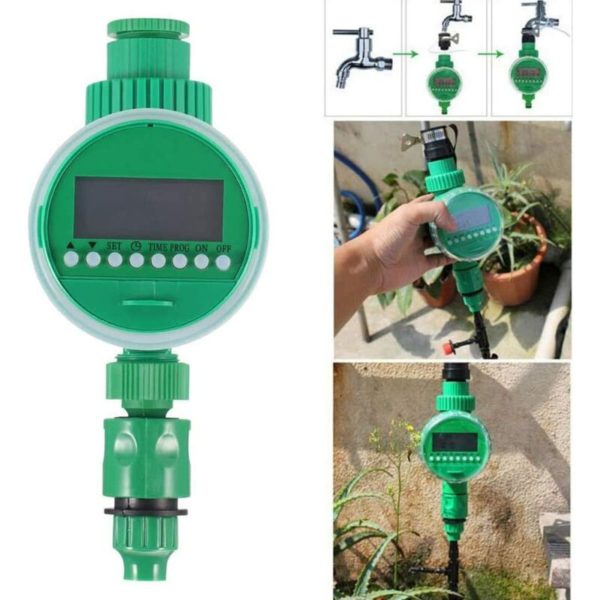 Thsinde - 1set Garden Water lcd Timer Waterproof Automatic Irrigation Sprinkler Programmer Electronic Timer Garden Irrigation Controller