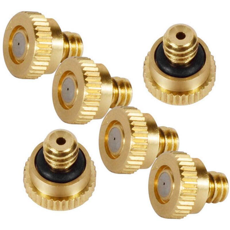 Thsinde - 30pcs 0.3mm Garden Irrigation Brass Misting Spray Nozzle Cooling Humidification Sprinkle