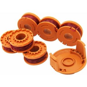 Thsinde - 6pcs replace worx WA0010 thread cutter and 1 thread cutter spool cap, compatible with WA0010,6 + 2