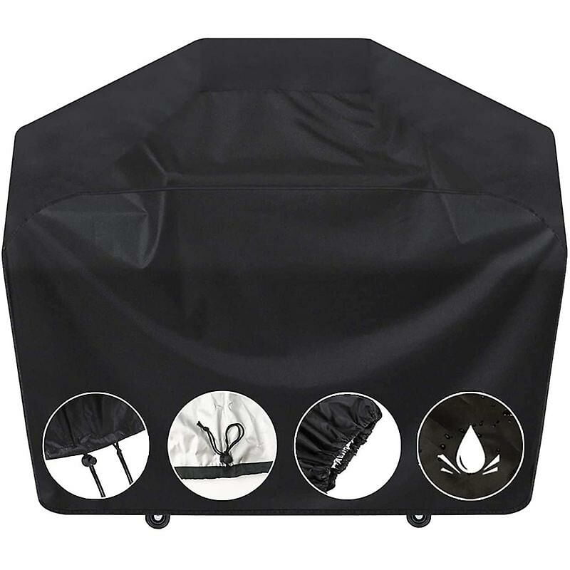 Thsinde - Barbecue Cover, Heavy Duty Waterproof Outdoor Bbq Gas Grill Cover, Fade And Uv Resistant Oxford Fabric, Fits Weber Char Broil Outback