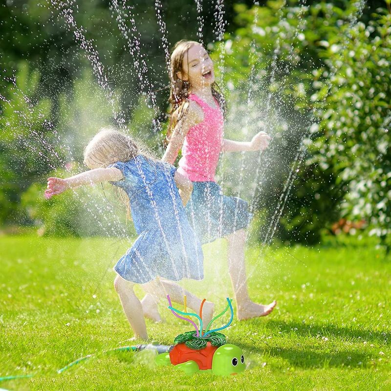Thsinde - Children's Sprinkler Toy, Outdoor Water Spray Sprinkler For Toddlers, Garden Turtle Watering Toy, Splashing For Summer Days, Outdoor Shower