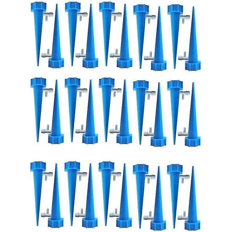 Thsinde - Drip Irrigation Bottle, 30 Pieces Drip Irrigation Bottle, Automatic Plant Sprinkler, Drip Irrigation, With Control Valves, For Garden Home