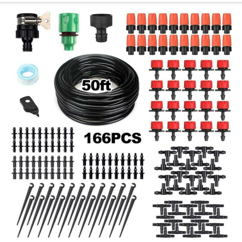 Thsinde - Garden Irrigation System, 25M Automatic Drip Watering Kit diy Plants Watering Kit for Garden Greenhouse Flowers